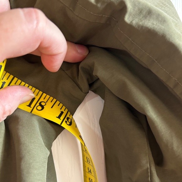 Ricki's Ladies Size XS Olive Green Fleece Vest Hip Length Hooded Winter Coat - Picture 3 of 15